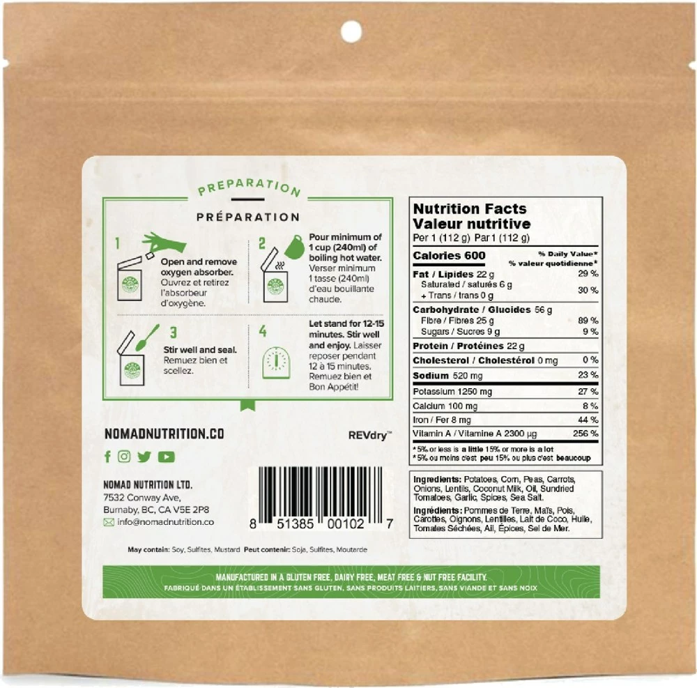 Nomad Nutrition Irish Shepherd's Pie - 1 Serving - None - Image 2