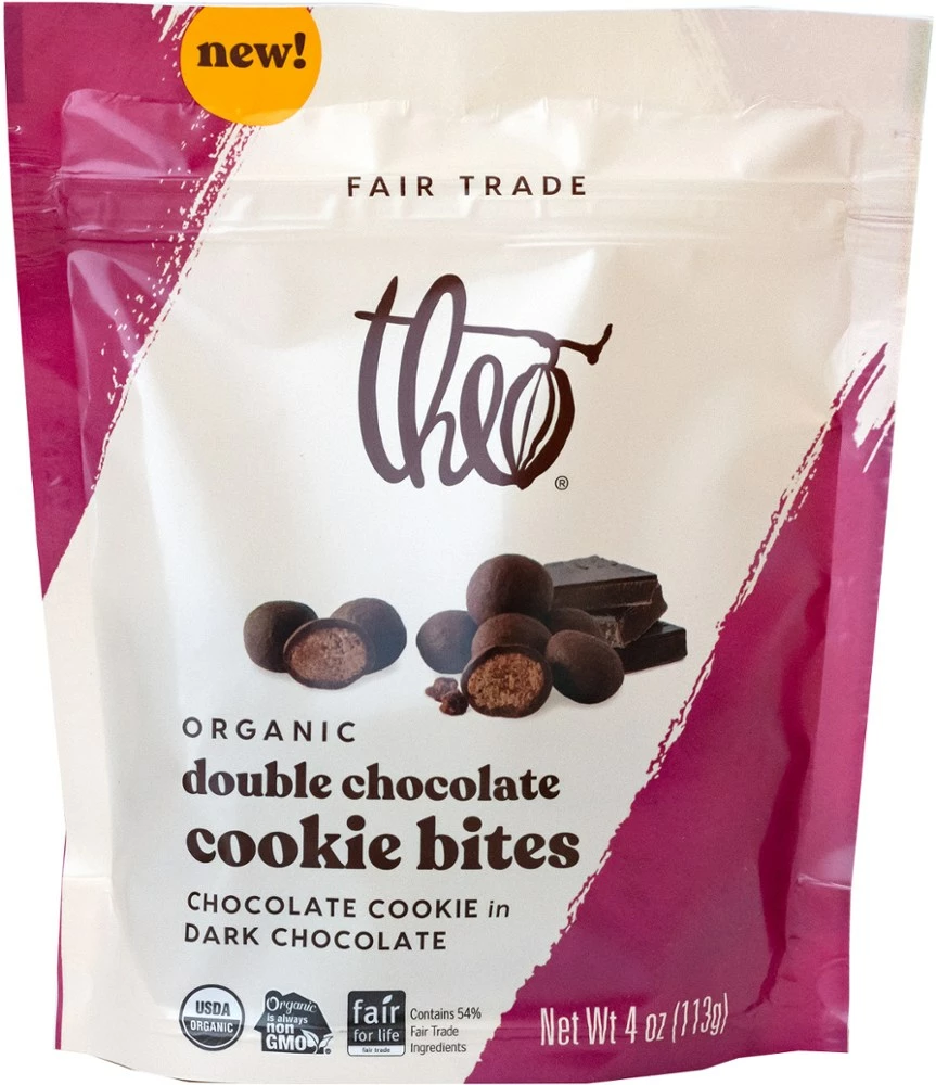 Theo Chocolate Cookie Bites - Double Chocolate