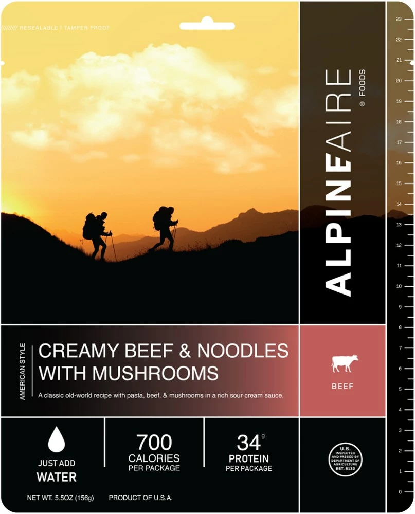 AlpineAire Foods Creamy Beef & Noodles - 1 Serving - None