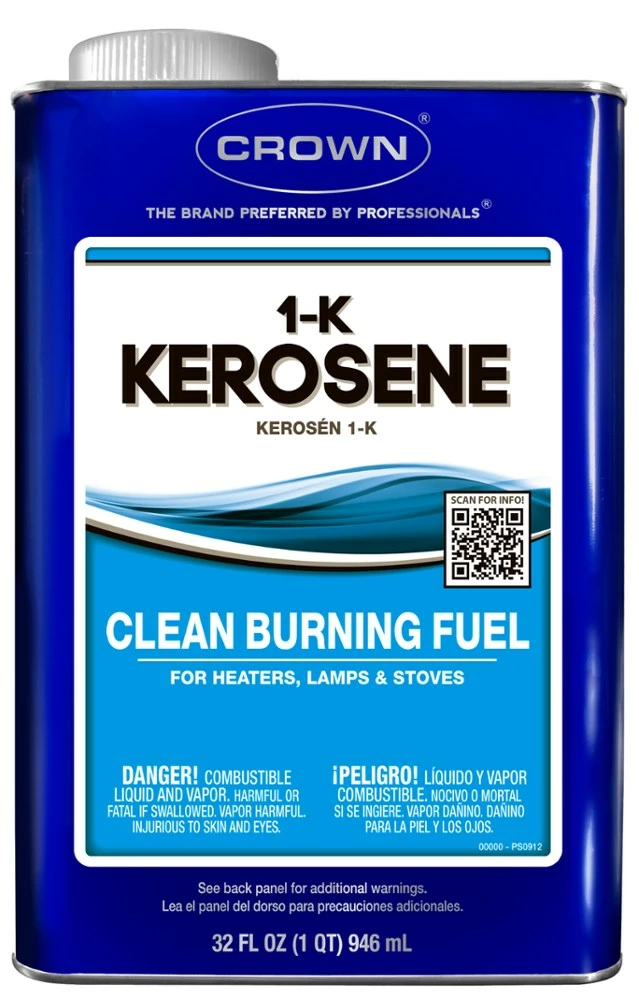 Crown Fuel Kerosene 1-K Camp Fuel - 1 qt. - None