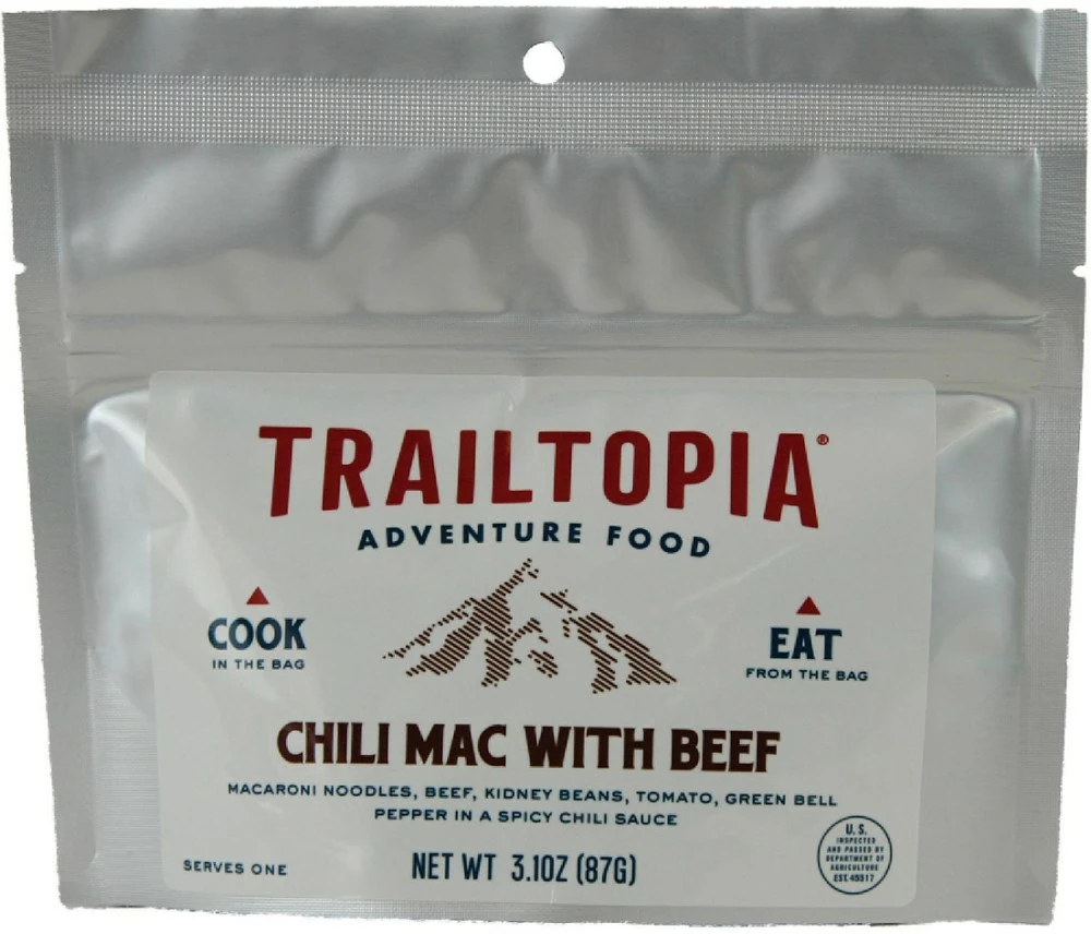 Trailtopia Chili Mac with Beef - 1 Serving - None