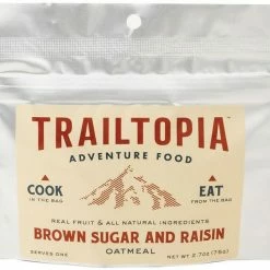 Trailtopia Brown Sugar and Raisin Oatmeal - 1 Serving - None