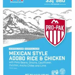 Mountain House Mexican Style Adobo Rice and Chicken Pro-Pak - 1 Serving - None