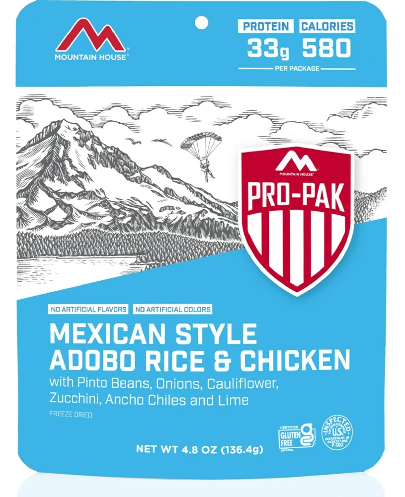 Mountain House Mexican Style Adobo Rice and Chicken Pro-Pak - 1 Serving - None