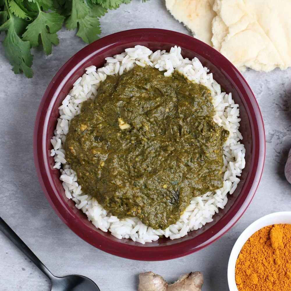 Heather's Choice Spinach Curry with Chicken and Rice - 1 Serving - None - Image 3