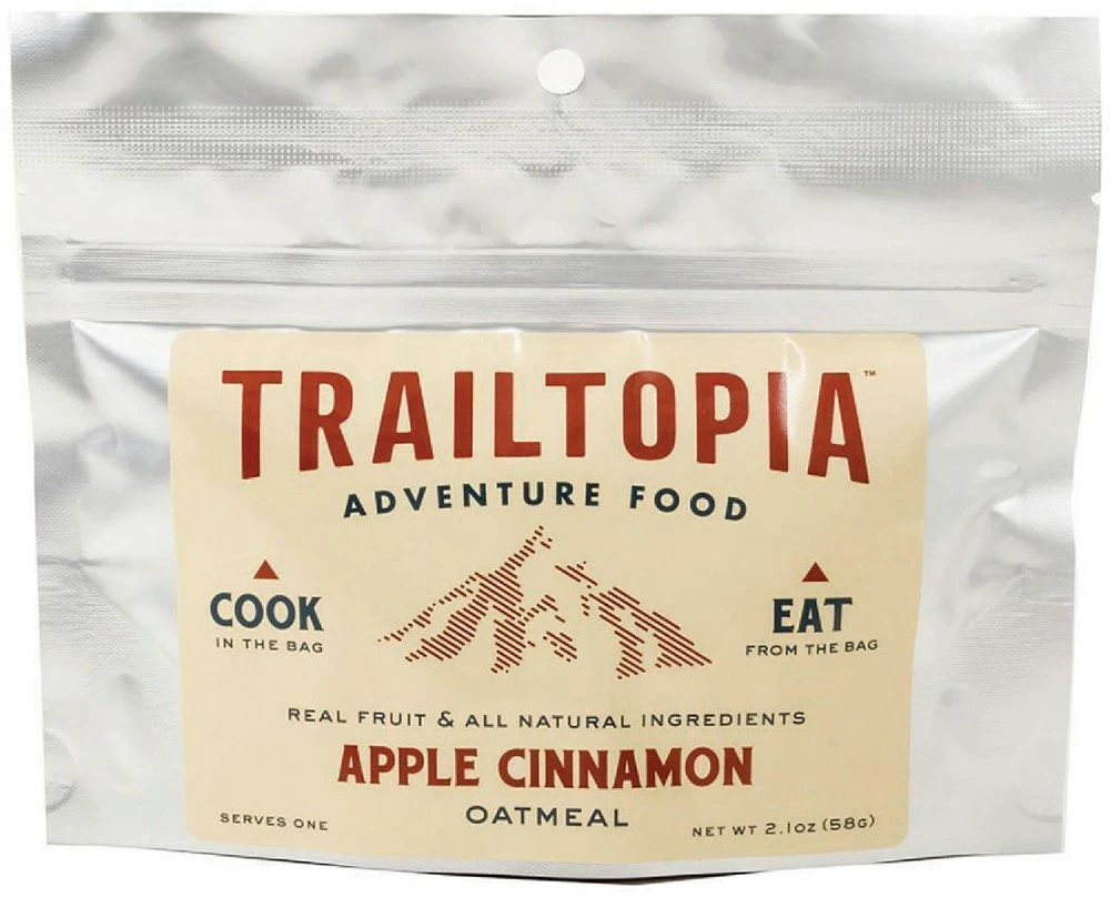 Trailtopia Apple Cinnamon Oatmeal - 1 Serving - None