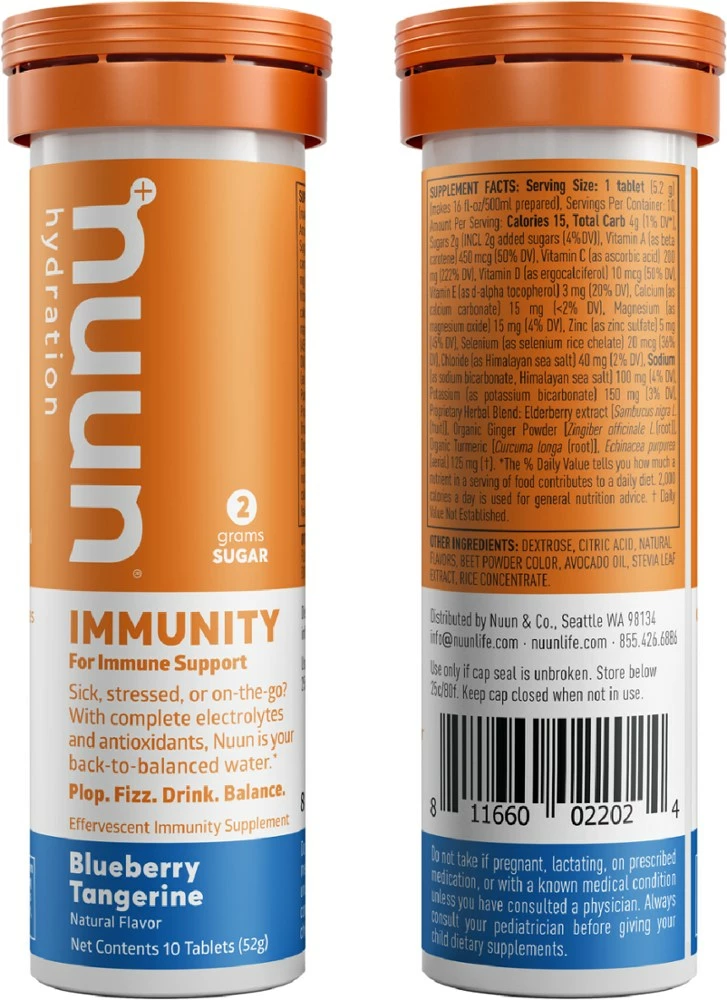 NUUN Immunity Hydration Tablets - 10 Servings - Image 3