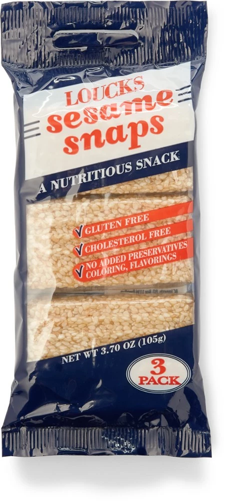 Loucks Sesame Snaps - Package of 3 - None