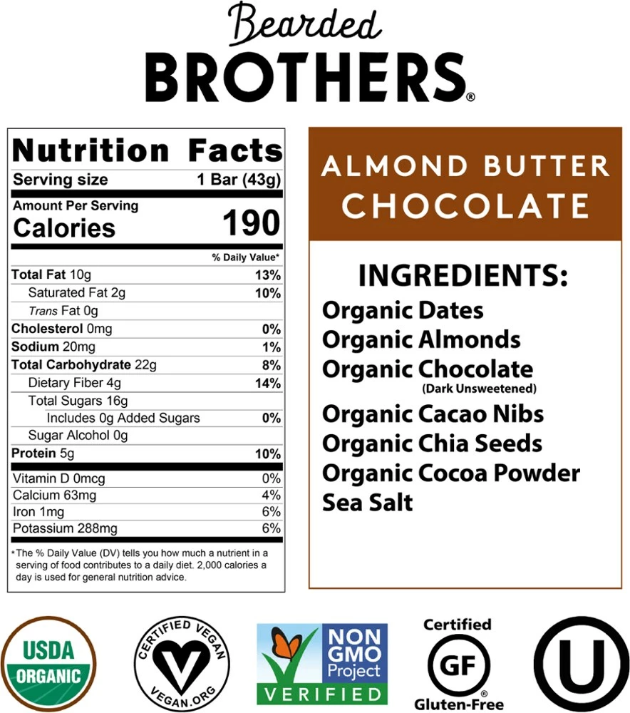 Bearded Brothers Energy Bar - 1.5 oz. - Image 4