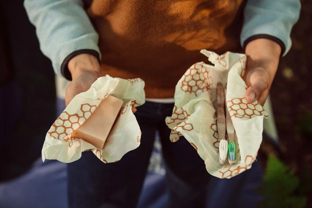 Bee's Wrap Honeycomb Print Wraps - Set of 3 - None - Image 10