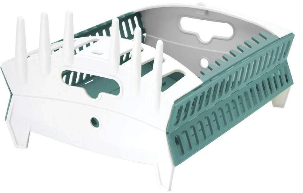 Fozzils Snapfold Dish Rack - White/Blue