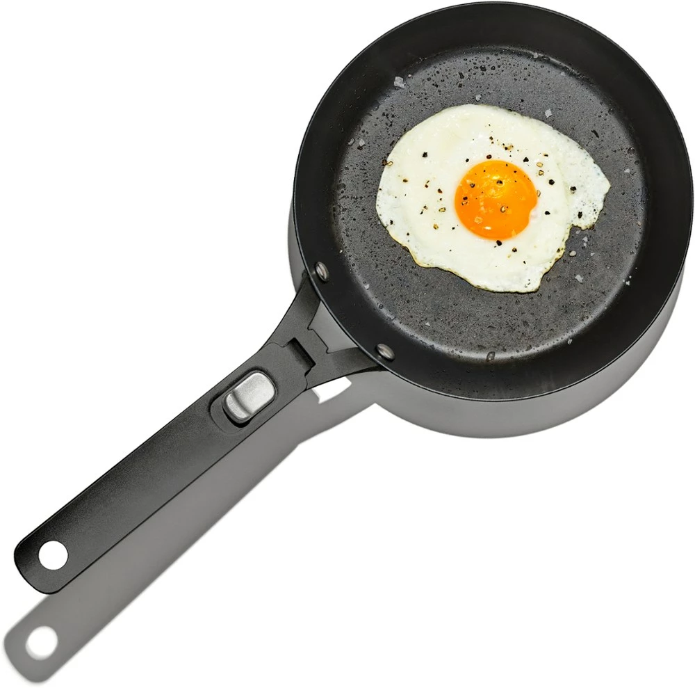 OXO Outdoor Carbon Steel Fry Pan with Removable Handle - 8" - Image 7