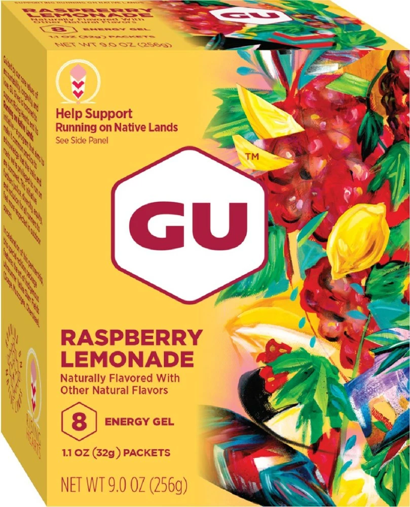GU Special Edition Energy Gel - Package of 8 - Raspberry Lemonade