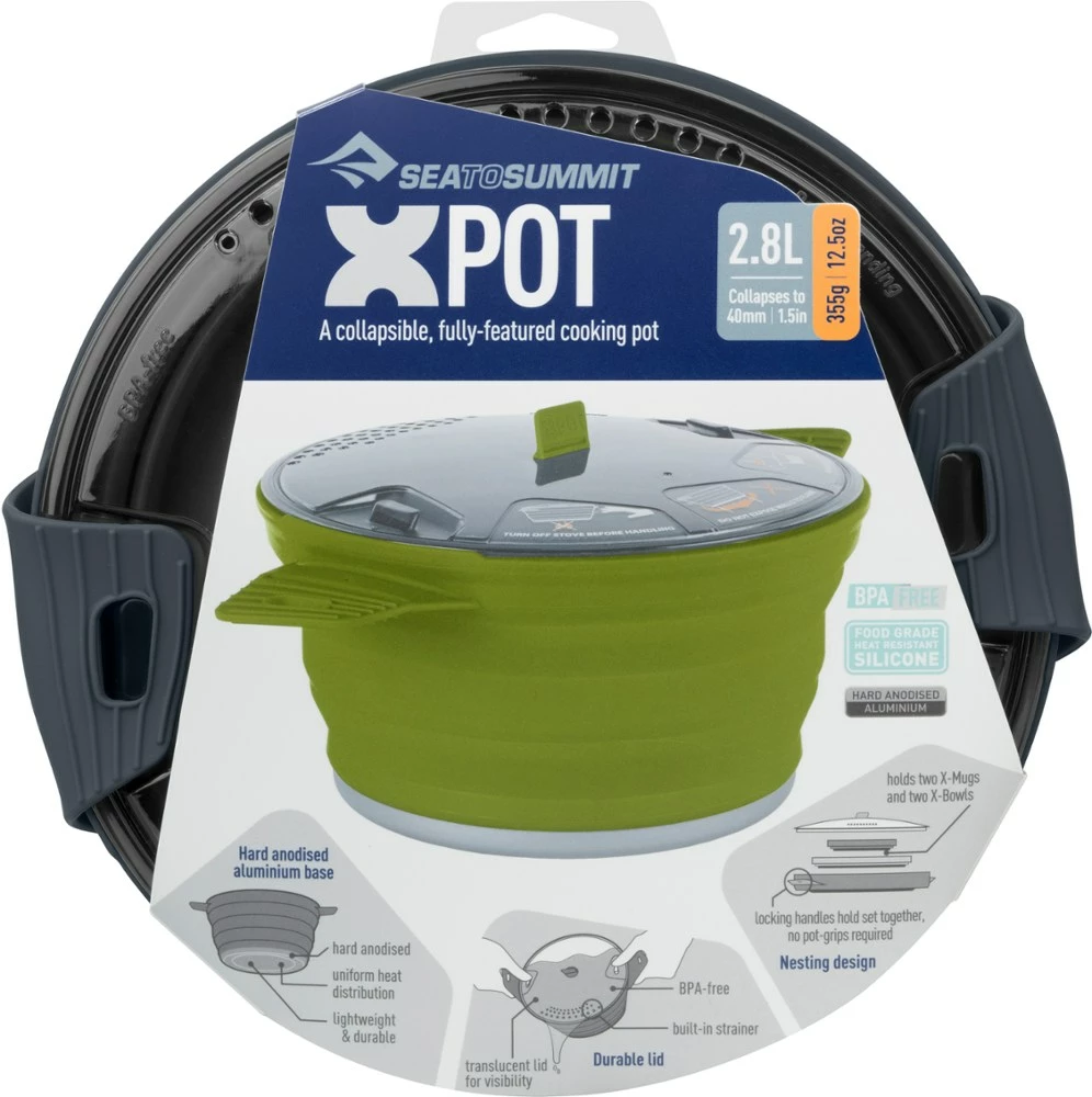 Sea to Summit X-Pot - 2.8 Liters - Charcoal Grey - Image 7