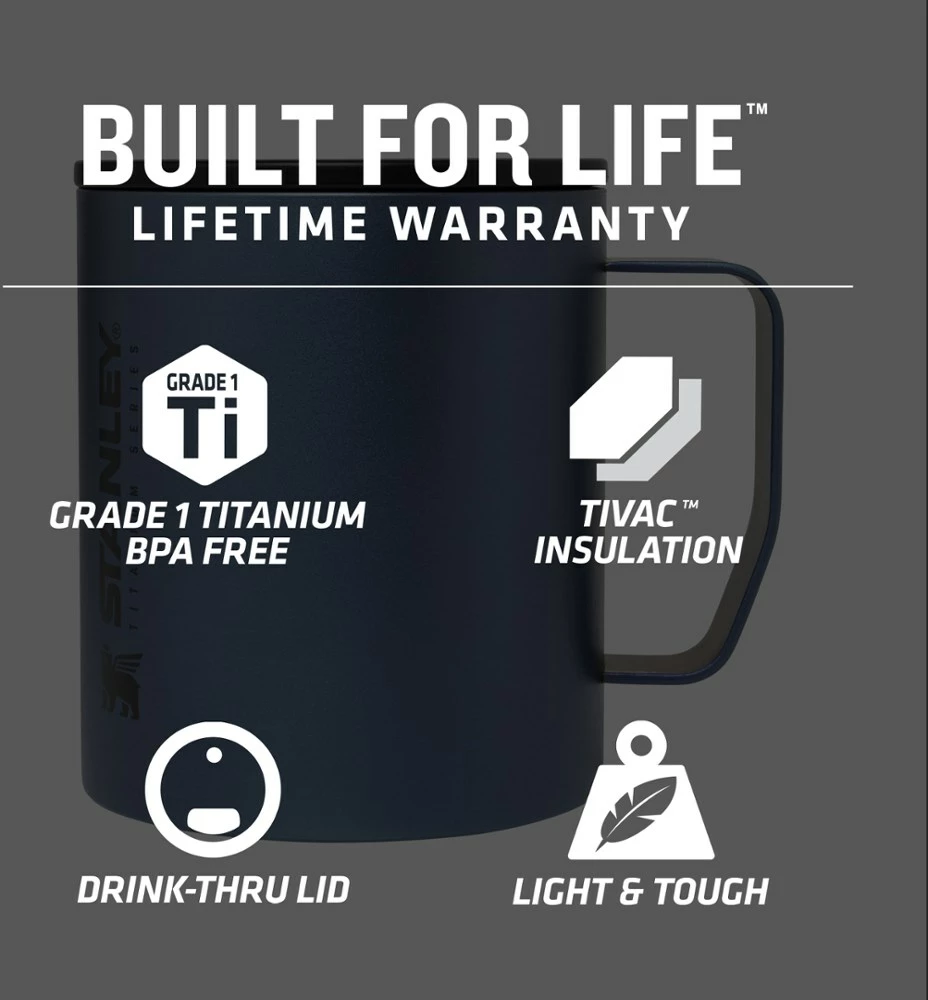 Stanley Stay-Hot Titanium Camp Mug - 12 fl. oz. - Image 5