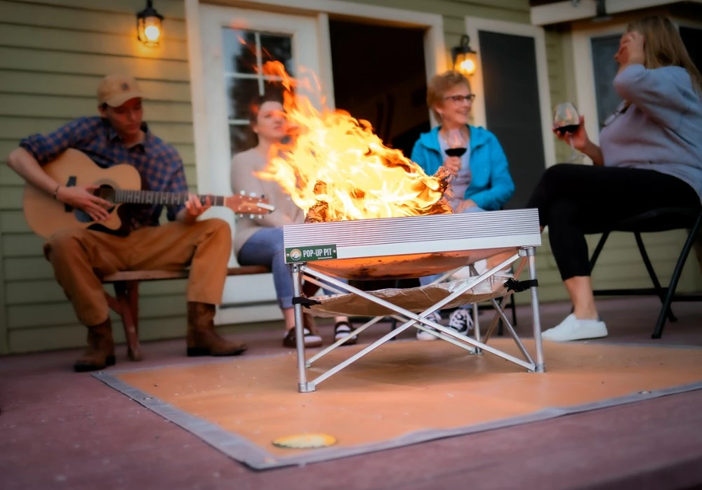 FIRESIDE OUTDOOR Pop-Up Fire Pit - Image 5