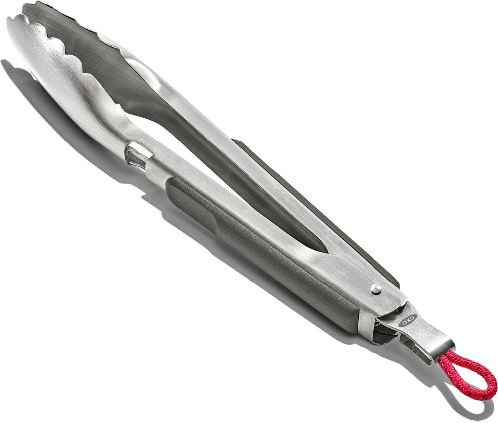 OXO Stainless-Steel 10.5" Tongs with Bottle Opener - None - Image 5
