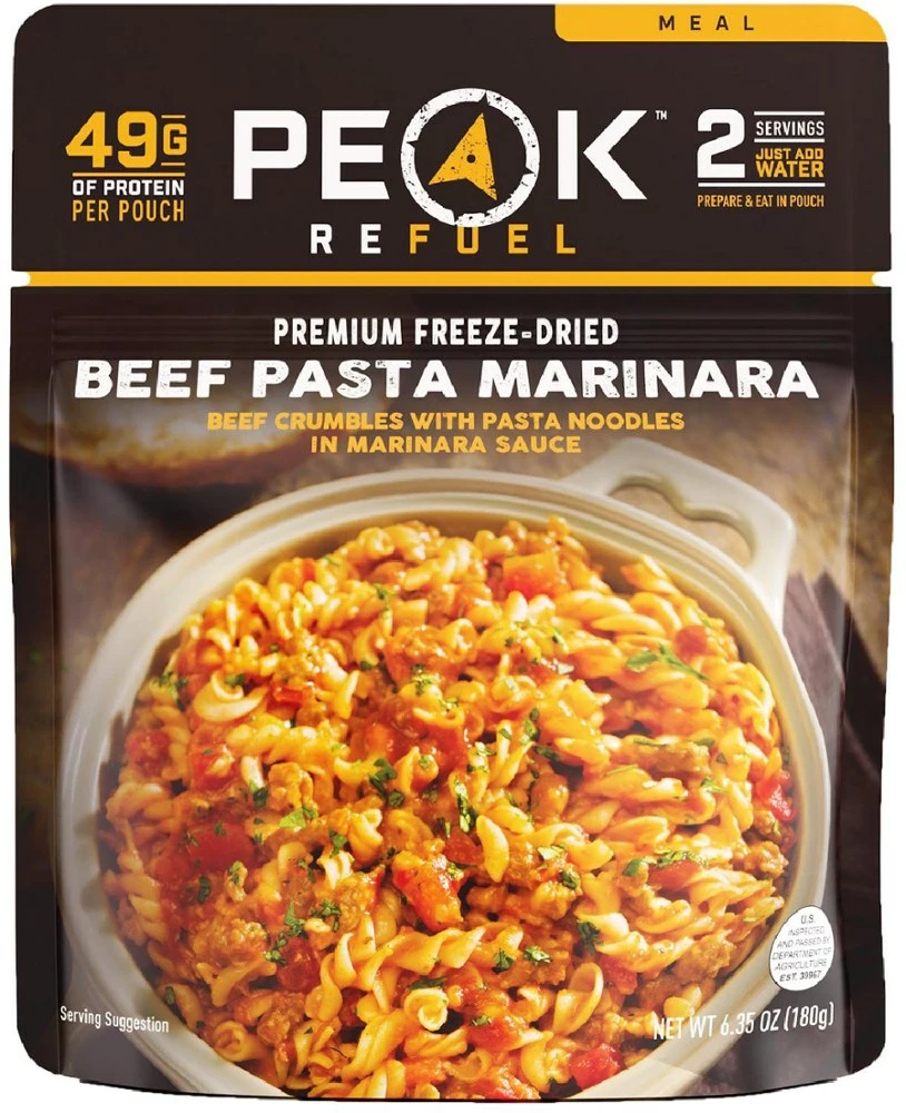 PEAK REFUEL Beef Pasta Marinara - 2 Servings