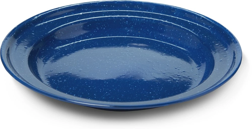 Mountain Summit Gear 4-Person Enamel Tableware Set - Blue - Image 2