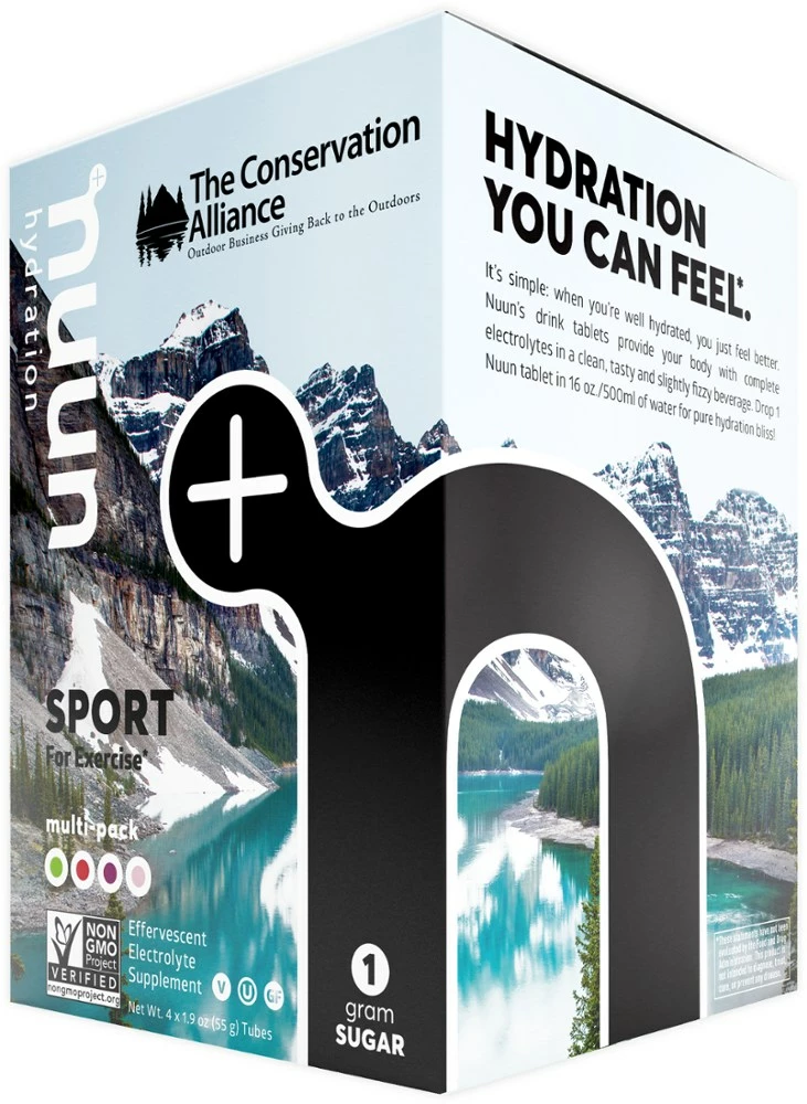 NUUN Sport Conservation Alliance Hydration Tablets - Package of 4 - Assorted - Image 4
