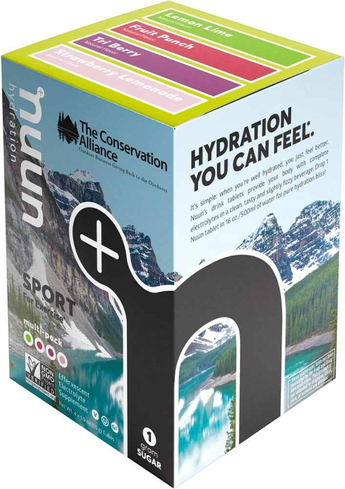 NUUN Sport Conservation Alliance Hydration Tablets - Package of 4 - Assorted - Image 3