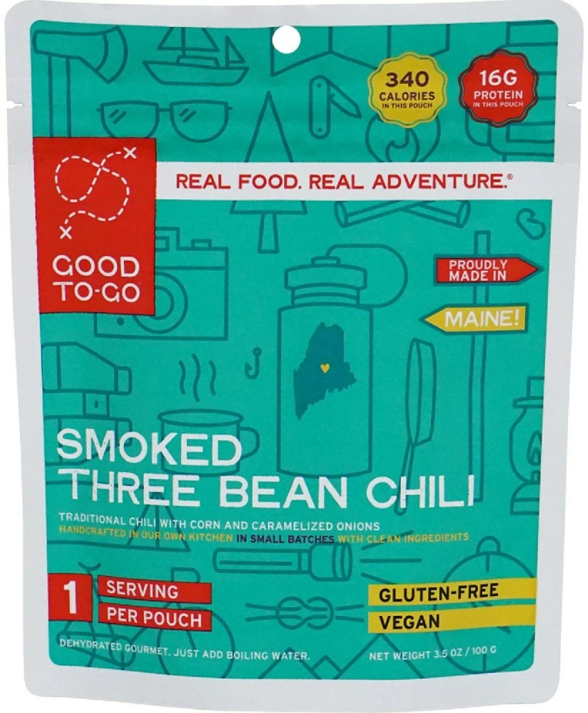 GOOD TO-GO Smoked Three Bean Chili - Single Serving - None