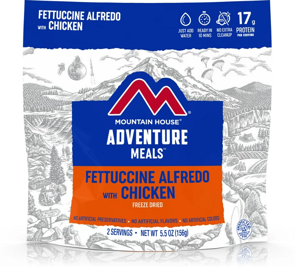 Mountain House Fettuccine Alfredo with Chicken - 2 Servings