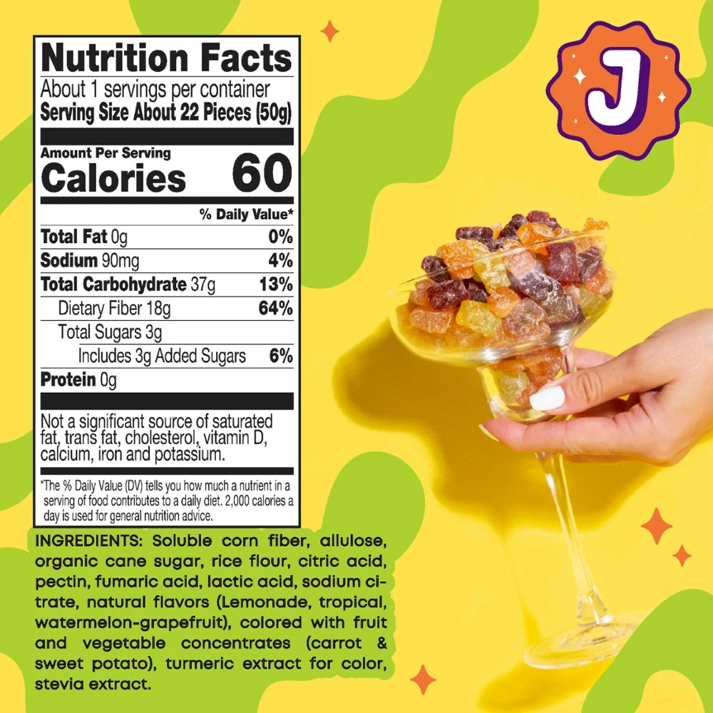 JOYRIDE Low Sugar Sour Fruit Gummies - 1.8 oz. - Assorted - Image 2