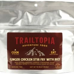 Trailtopia Ginger Chicken Stir Fry with Rice - 2 Servings - None