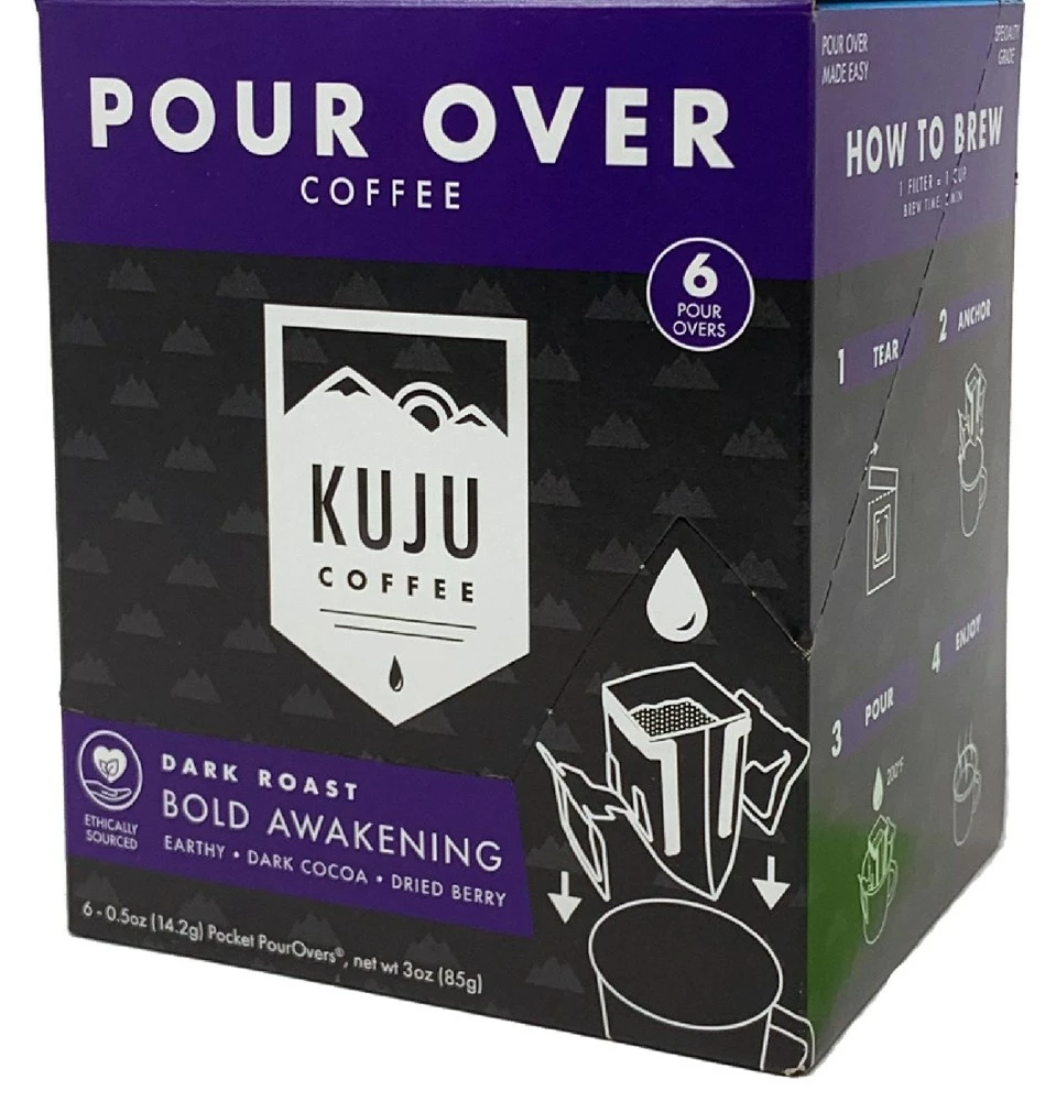 Kuju Coffee Single-Serve Pour Over Coffee - Package of 6 - Image 10