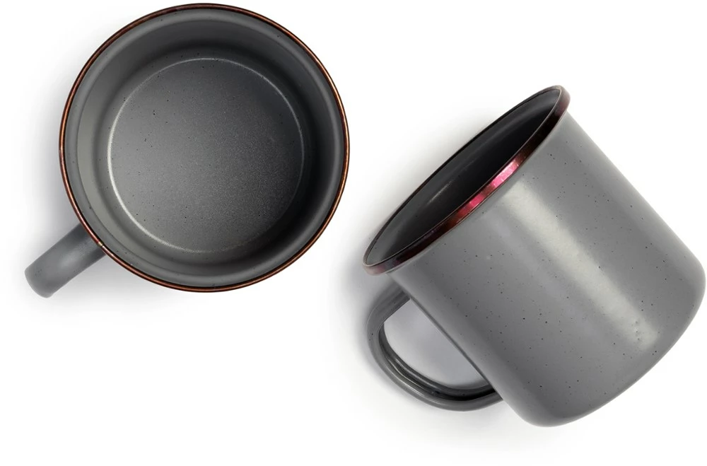 Barebones Enamelware Cups - Package of 2