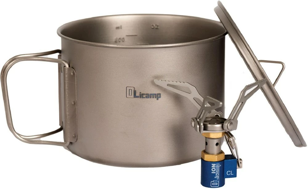 OliCamp Ion Stove with Titanium Space Saver Pot - None