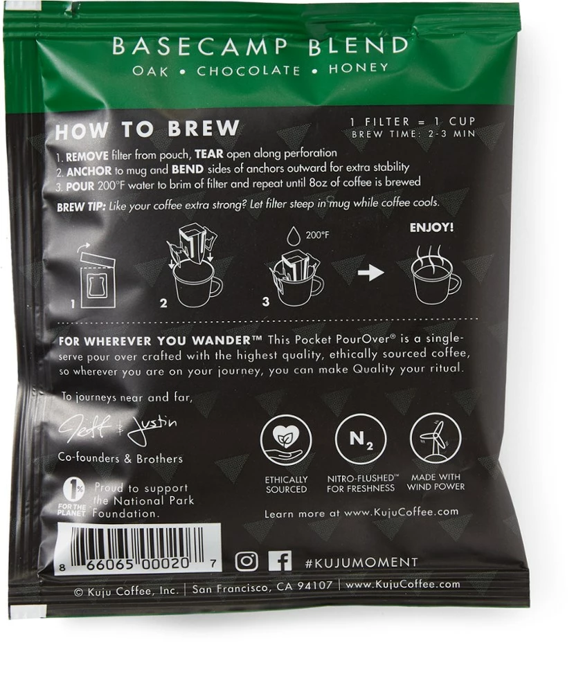 Kuju Coffee Single-Serve Pour Over Coffee - Package of 6 - Image 5