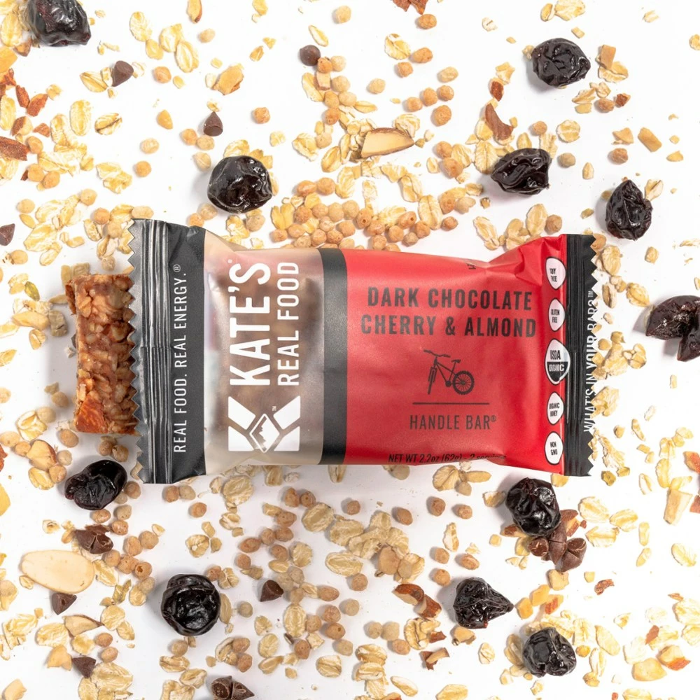 Kate's Real Food Dark Chocolate Cherry & Almond Bar - Dark Chocolate Cherry Almond - Image 3