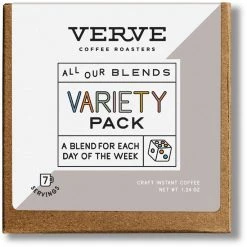 Verve Instant Craft Coffee Sampler - Package of 7 - Assorted
