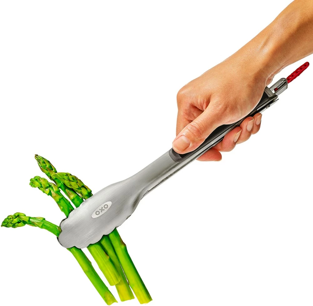 OXO Stainless-Steel 10.5" Tongs with Bottle Opener - None - Image 6