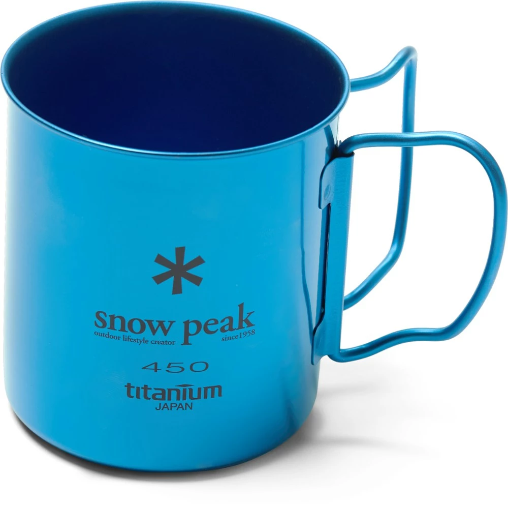Snow Peak Colored Titanium Mug - Fresh Water Blue