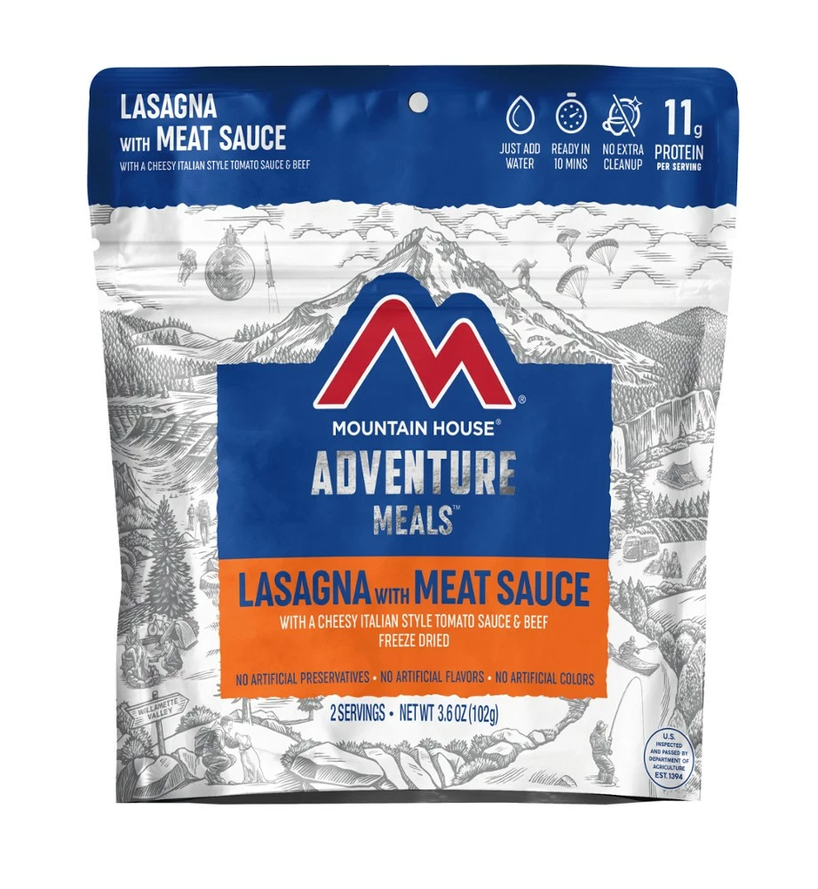 Mountain House Lasagna with Meat Sauce - 2 Servings