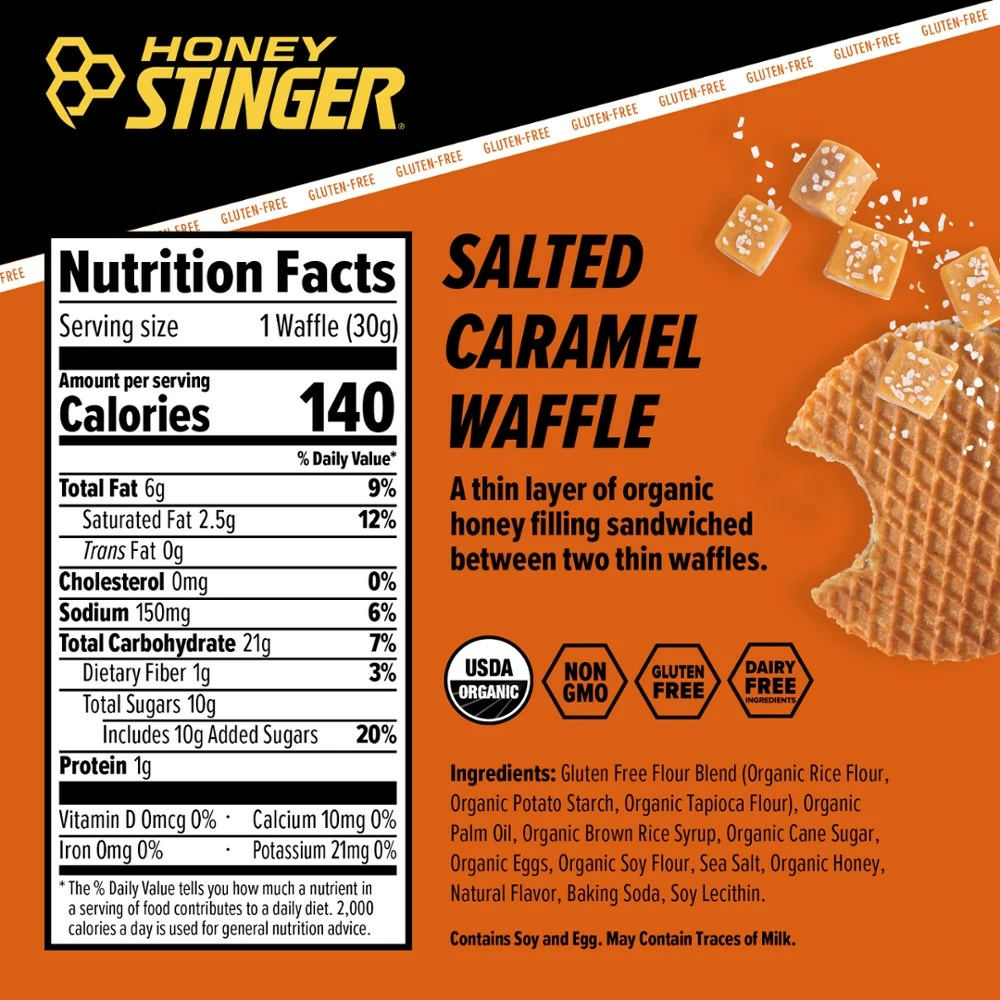 Honey Stinger Gluten-Free Waffles - Package of 6 - Image 3