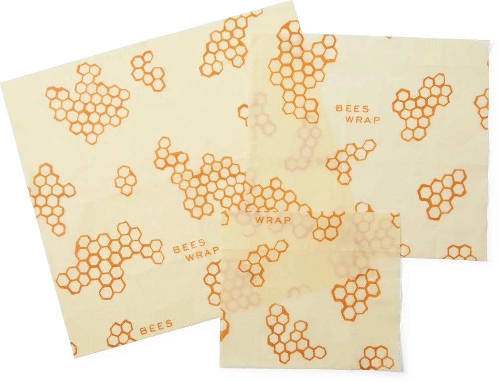 Bee's Wrap Honeycomb Print Wraps - Set of 3 - None - Image 2