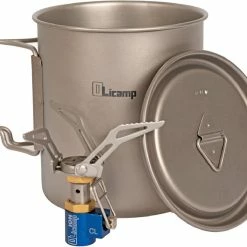 OliCamp Ion Stove with Titanium Space Saver Mug Combo - None