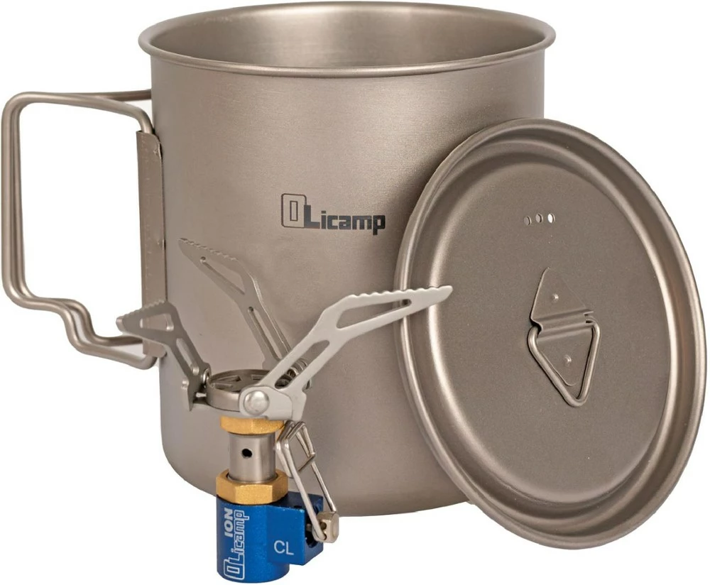 OliCamp Ion Stove with Titanium Space Saver Mug Combo - None