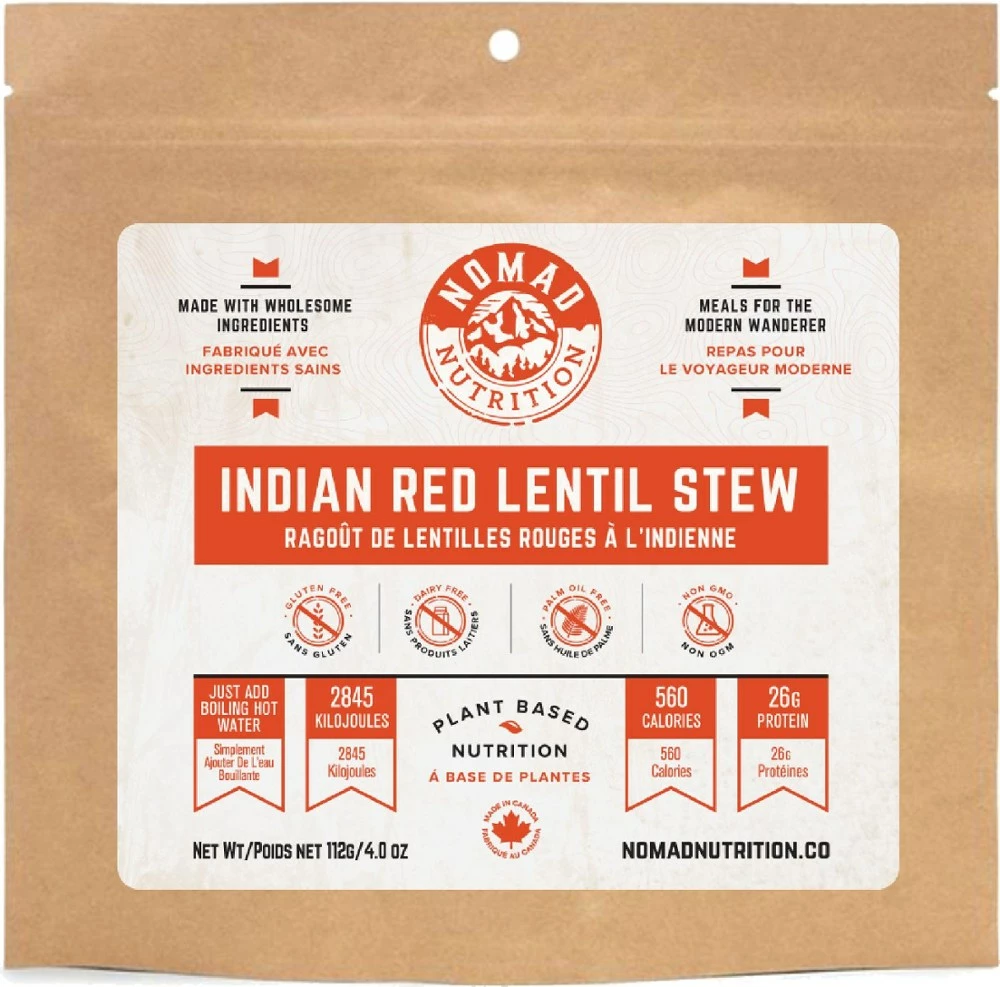 Nomad Nutrition Indian Red Lentil Stew - 1 Serving - None