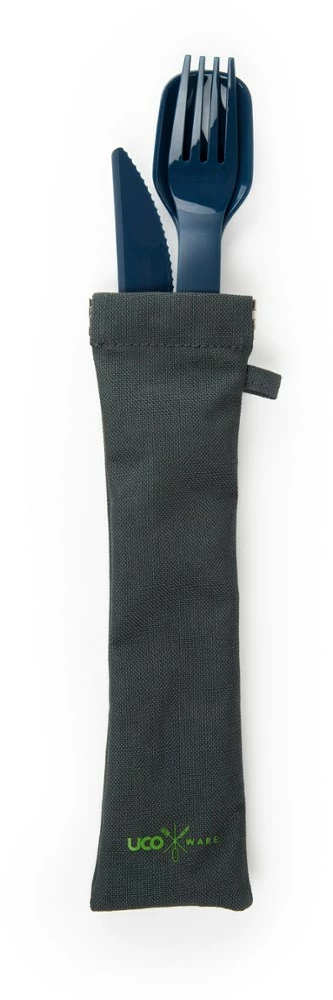 UCO ECO Camp 3-Piece Utensil Set - Ocean Blue - Image 3