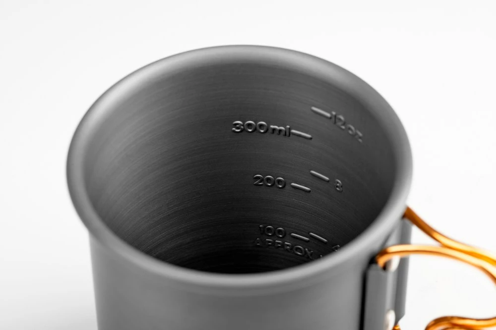 GSI Outdoors Halulite Aluminum Cup - 14 fl. oz. - Black - Image 7