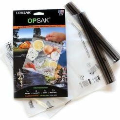 LOKSAK OPSAK Odor-Proof Barrier Bags - 10" x 9" - Package of 2