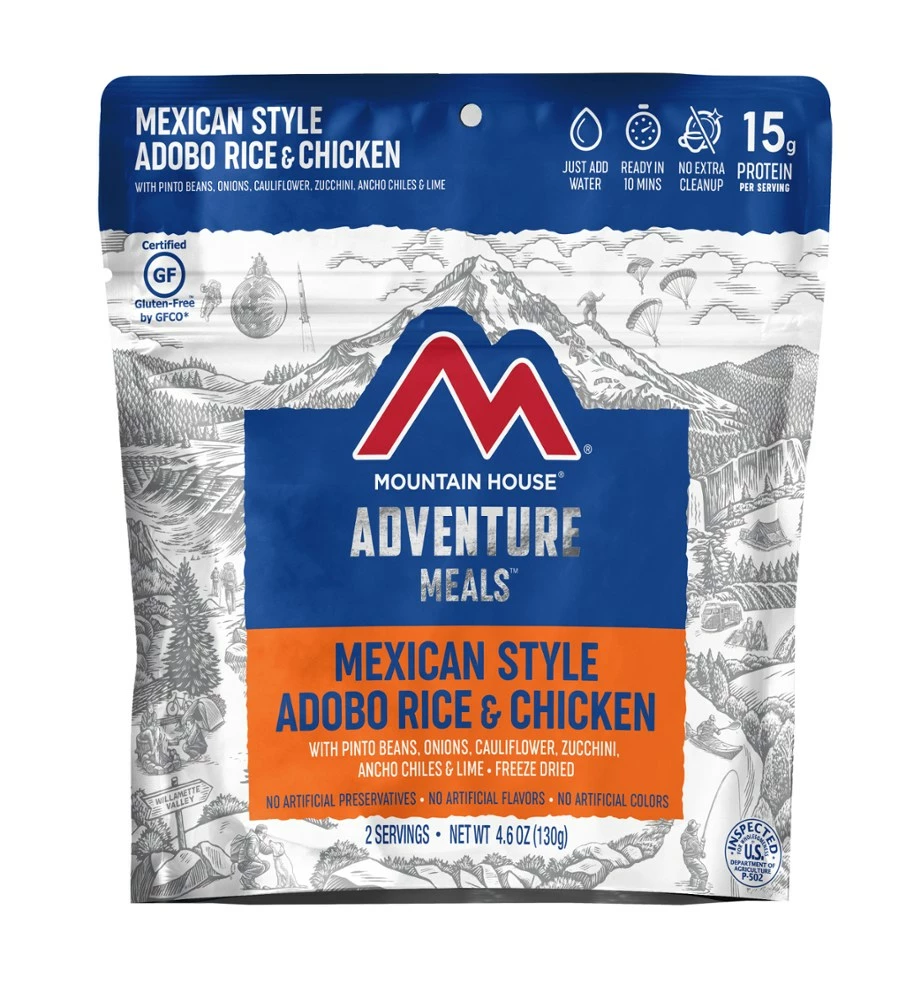 Mountain House Mexican Style Adobo Rice & Chicken - 2 Servings