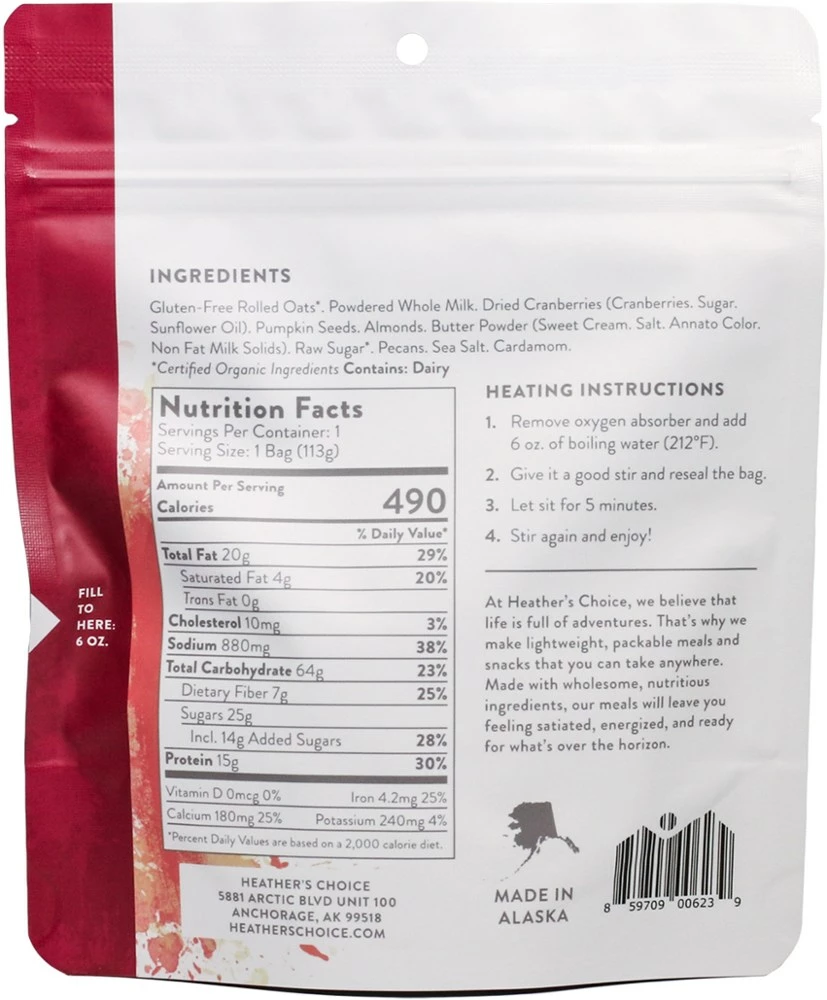 Heather's Choice Swiss-Style Muesli with Milk - 1 Serving - None - Image 2