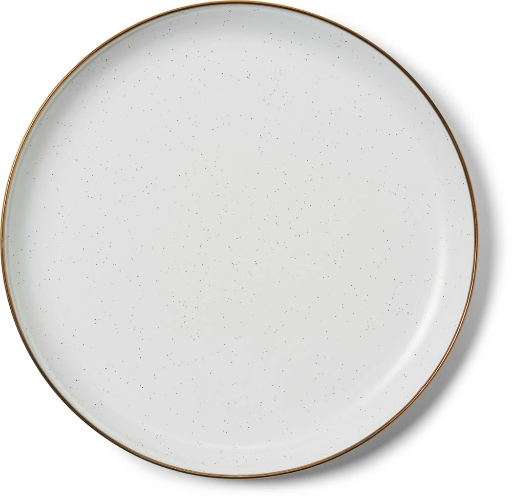 Barebones Enamelware Plates - Package of 2 - Eggshell - Image 3