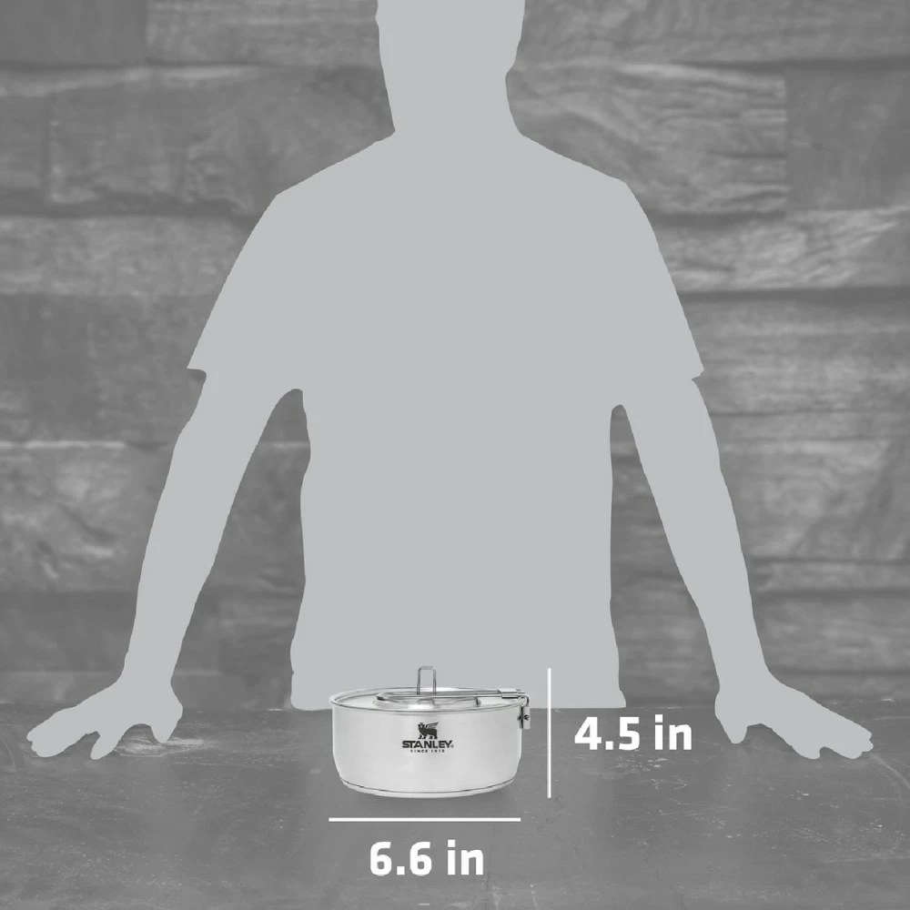 Stanley Even-Heat Essential Cookset - Stainless Steel - Image 4